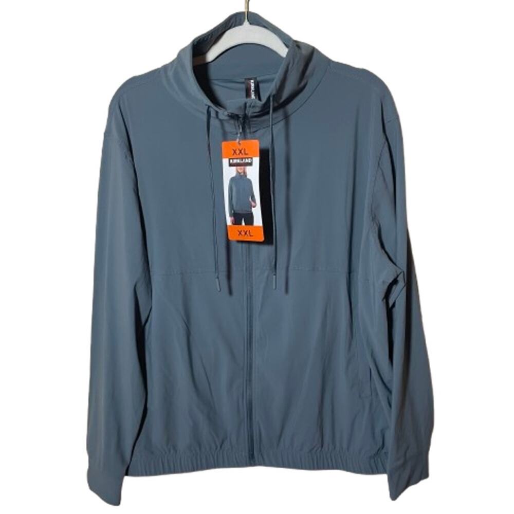 NWT Kirkland Active Full Zip Chandal Jacket Sz M & XXL Plus Woman's